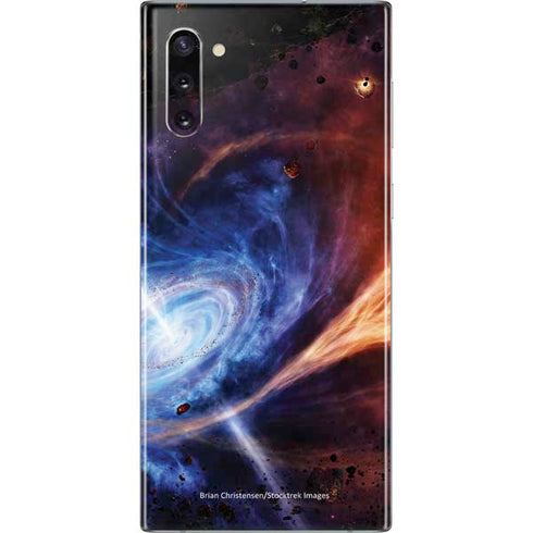 StockTrek Binary System Orbiting near a Black Hole Galaxy Note 10 Skin